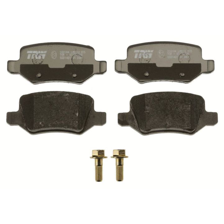TRW Disk Balata Arka Mercedes-Benz: A-class (w168), A-class (w169), B-class (w245), Vaneo (414) 2000-2014