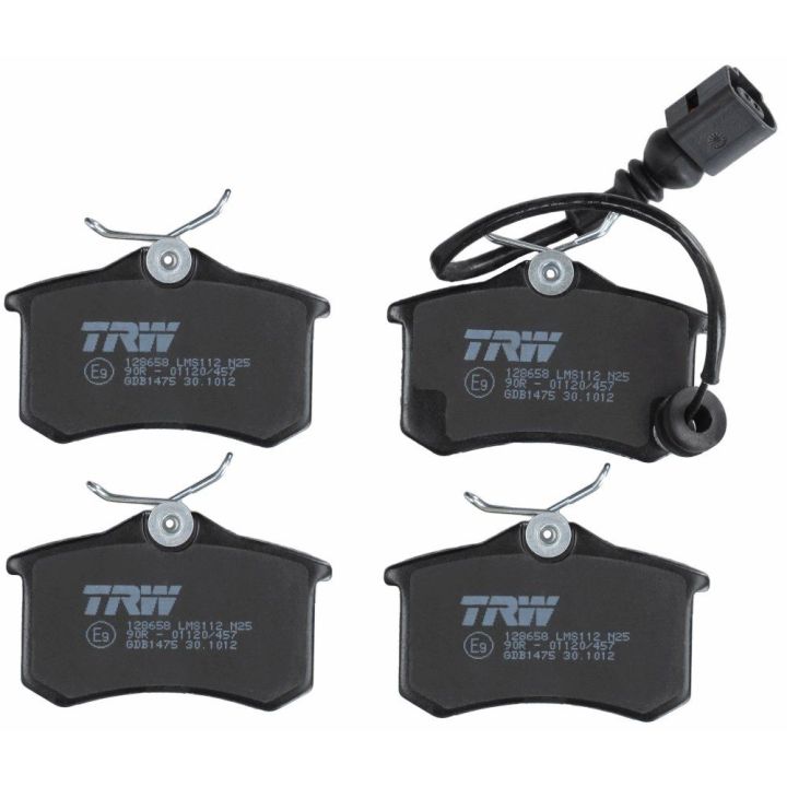TRW Disk Balata Arka Seat Ibiza III (6l1) - Skoda Fabia I (6y2), Fabia I Combi (6y5), Fabia I Saloon (6y3) - VW: Polo 9N, 00-06