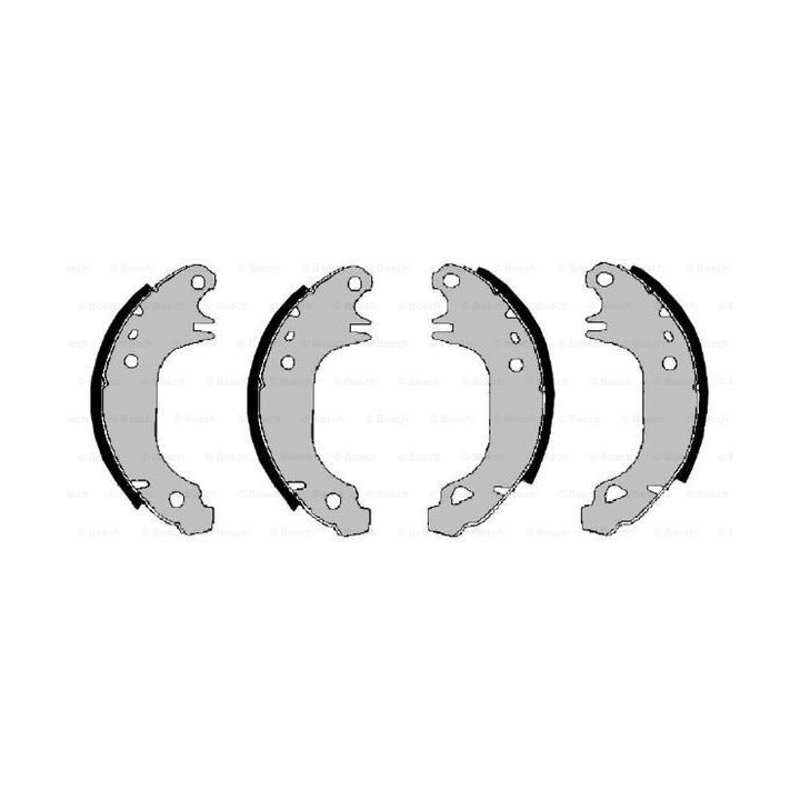 Arka Pabuç Balatası Renault R5 R9 R11 Ve Peugeot 309 1.6 1.9 İçin - BOSCH F026004275