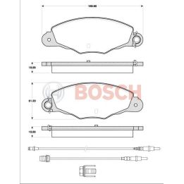 Yüksek Kalite Disk Balatası - BOSCH 0986TB2766