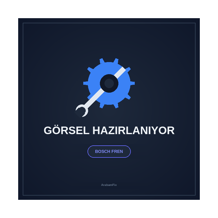 BMW F Ve G Serisi Arka Balata Fişi - BOSCH 1987473611