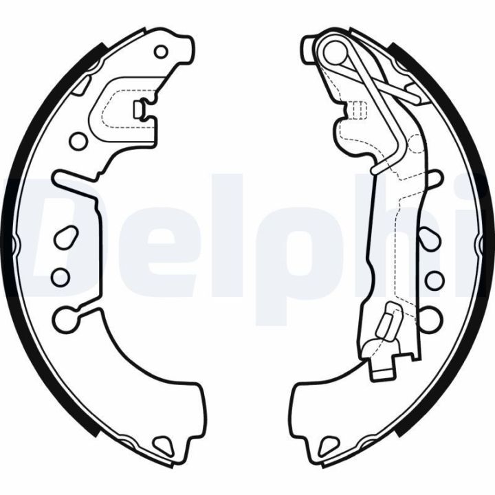 Pabuc Balata Fiat Egea 500L 1.3D 1.3 Multijet 1.4 Motorlar İçin (2012-) - DELPHİ LS2135