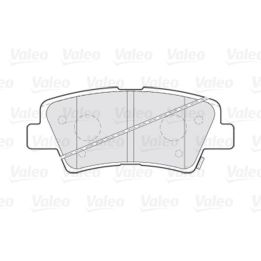 Arka Disk Balatası Hyundai Accent IV Kia Soul İçin (2009-) - VALEO 670301
