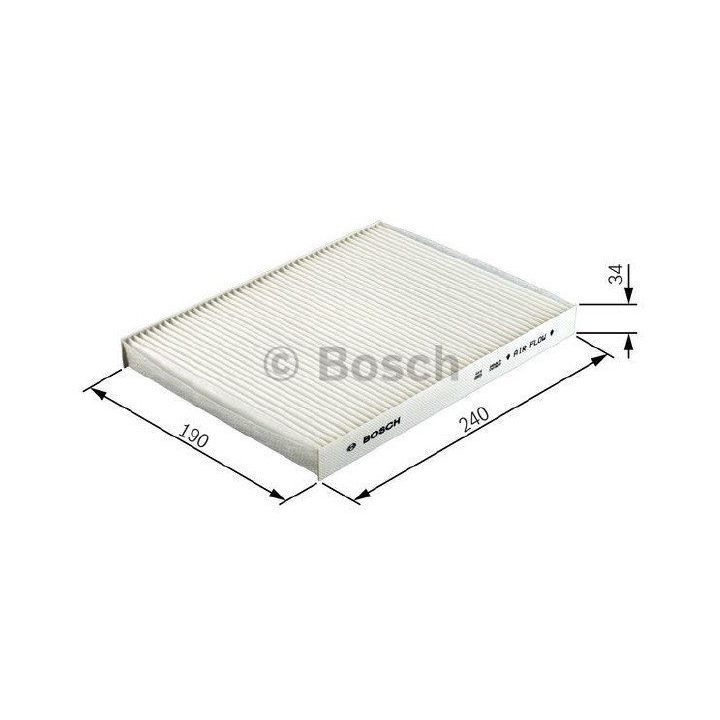 Polen Filtresi Ford Fiesta V, Fusion ve Mazda II İçin (2002-) - BOSCH 1987432087