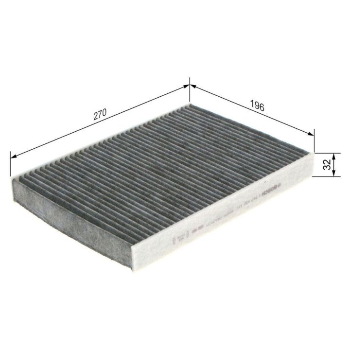 Aktif Karbonlu Polen Filtresi C5 III C6 407 (2004-) - BOSCH 1987432311