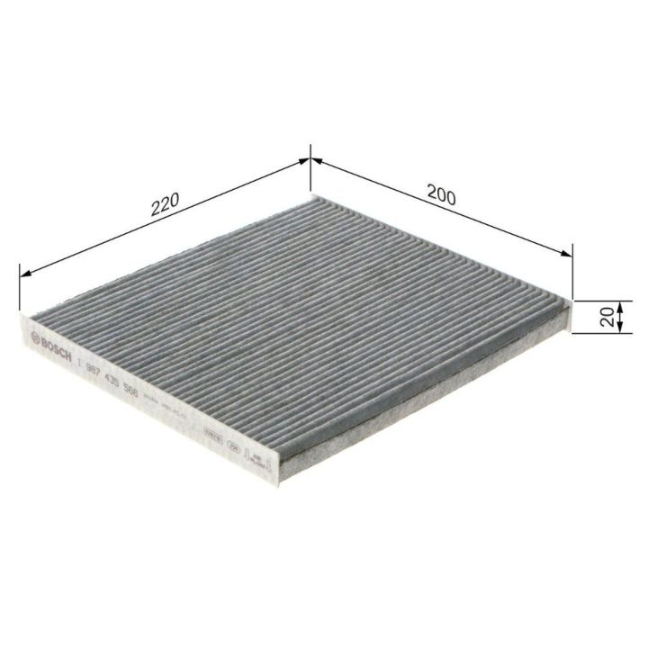 Aktif Karbonlu Kabin Filtresi Auris (2007-2012) - BOSCH 1987435566