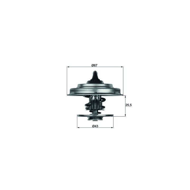 Termostat 71 °C Mercedes Travego Otobüs İçin - MAHLE TX1871