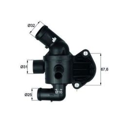 Termostat (Komple) 87 Derece Caddy Golf Jetta Passat Tiguan Leon Octavia A3 2.0 TDI - MAHLE TI1587