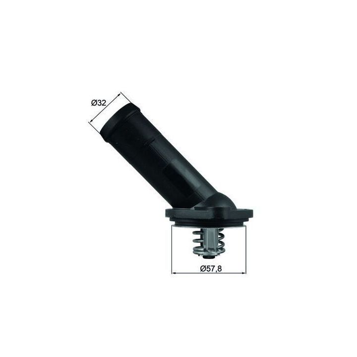 Termostat 92 Derece Volkswagen A1 Golf Plus 1.6 TDI Motorlar İçin - MAHLE TI22592D