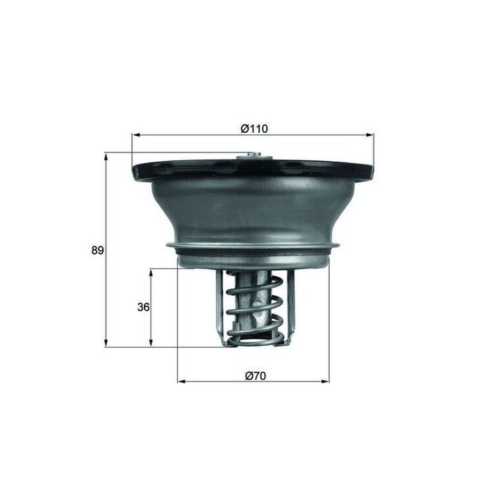 Termostat Renault Trucks Kerax Volvo FH16 II FH 16/700 İçin (82°C) (2012-) - MAHLE THD382