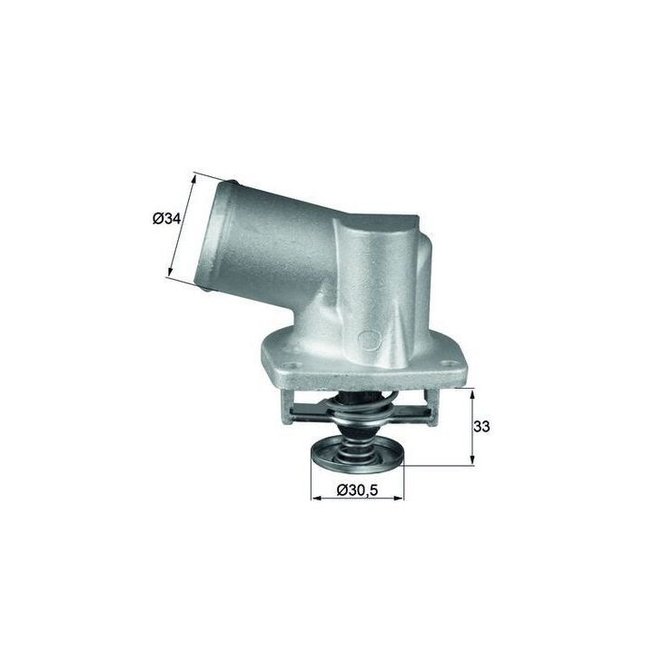 Termostat Komple Opel Astra F Corsa B Tigra Vectra B 1.4 16V 1.6i 16V İçin (92C) - MAHLE TI13292D