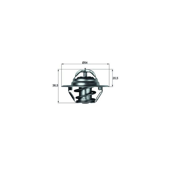 Termostat Demir Audi A4 A5 A6 Polo İçin (83C) - MAHLE TX383D