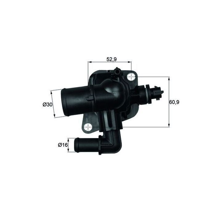 Termostat 88°C Citroen Nemo Fiat Fiorino Ford Ka 1.3 Multijet İçin (2008-) - MAHLE TI15088