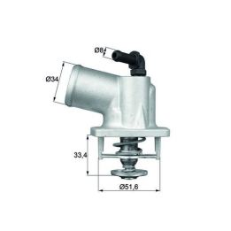 Termostat 92°C Opel Astra G Corsa C Vectra B C Meriva Zafira 1.4 1.6 Motor İçin (1995-) - MAHLE TI5492D