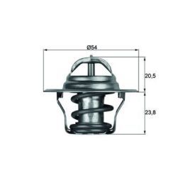 Termostat (87C) Bora Caddy Golf Passat Polo A3 A4 Octavia Fabia İçin - MAHLE TX1487D