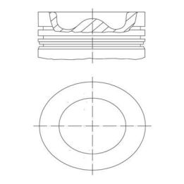 Piston Segman Polo Ibiza Toledo Fabia Rapid Audi A1 (+0.50) (CUSA CUSB CUTA CYZA CYZB Motor Kodları) (2014-) - MAHLE 028PI001520