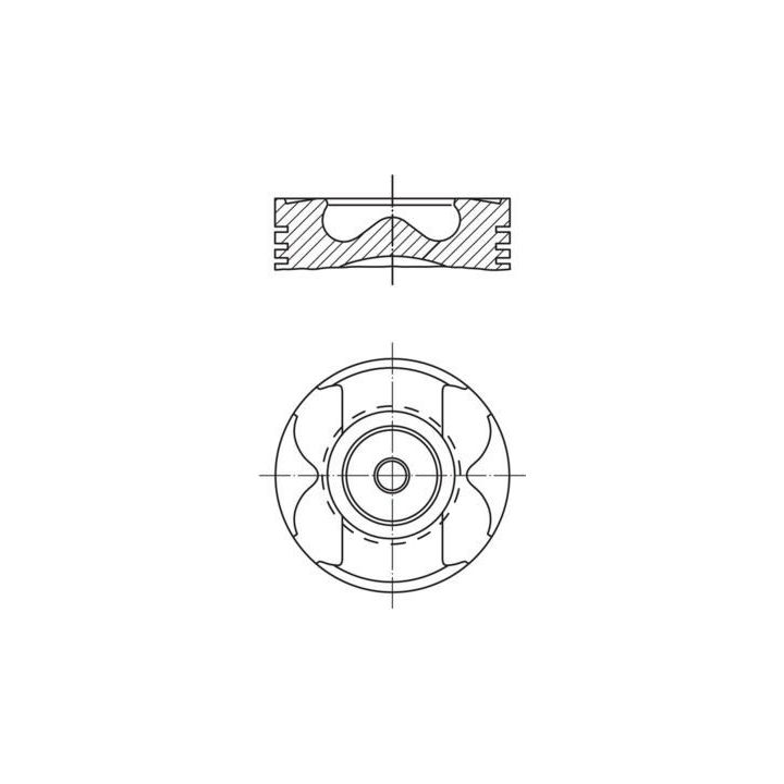 Piston Segman (Std 83.00mm) X156 W176 W246 W204 C117 W212 Vito W447 Sprinter 906 (2009-) - MAHLE 001PI00177000