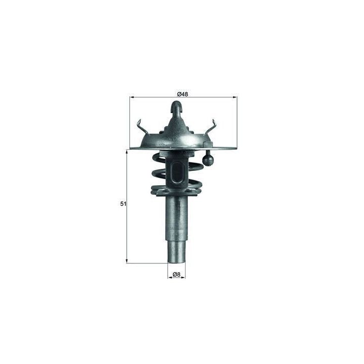 Termostat 90 °C Mercedes M271 Kompressor W203 S203 İçin - MAHLE TX10690D